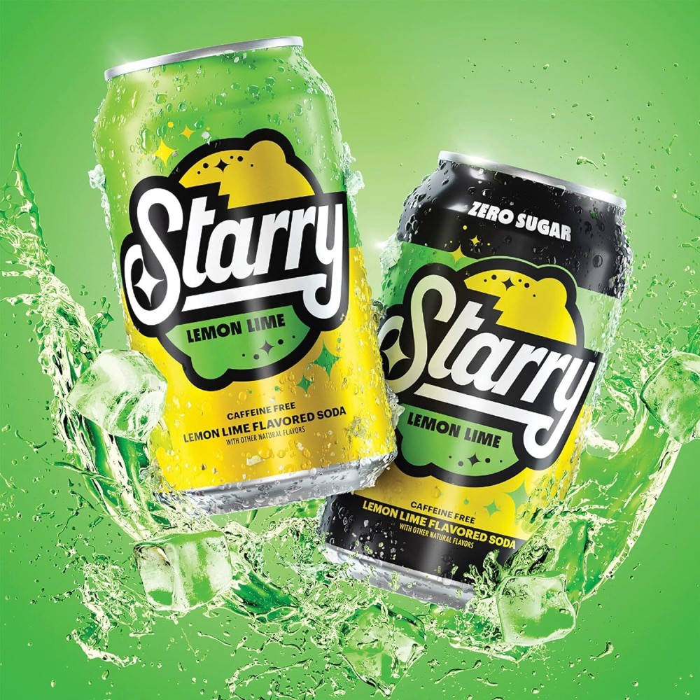 slide 2 of 4, Starry Lemon Lime Soda, Caffeine Free, 2.1 qt