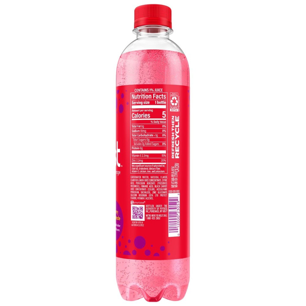 slide 2 of 5, bubly Burst Sparkling Water Beverage Cherry Lemonade - 16.9 fl oz, 16.9 fl oz
