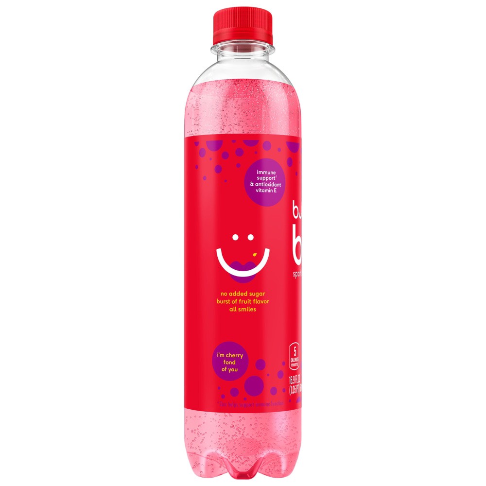 slide 3 of 5, bubly Burst Sparkling Water Beverage Cherry Lemonade - 16.9 fl oz, 16.9 fl oz