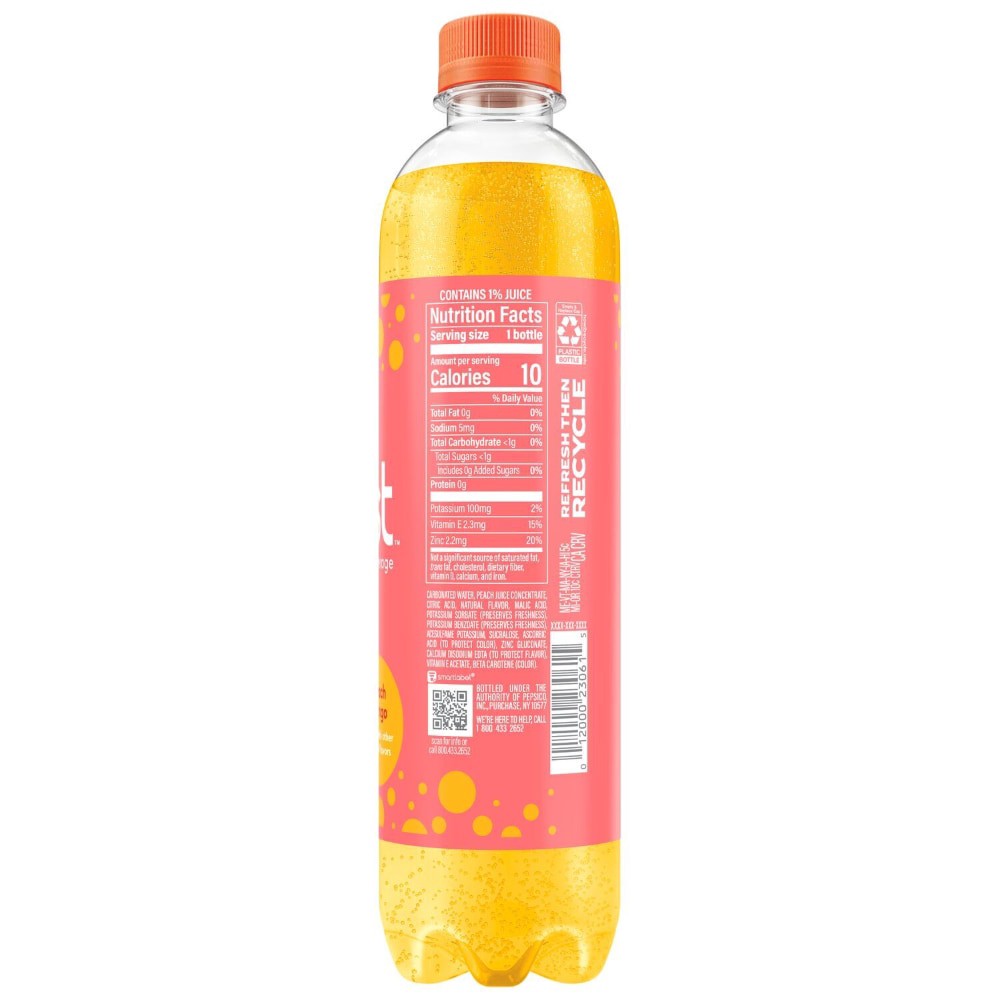 slide 3 of 5, bubly Burst Sparkling Water Beverage Peach Mango- 16.9 fl oz, 16.9 fl oz