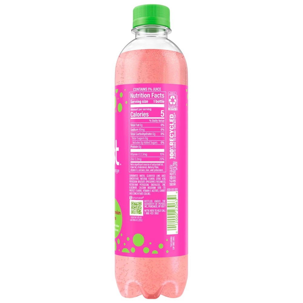 slide 3 of 5, bubly Burst Sparkling Water Beverage Watermelon Lime - 16.9 fl oz, 16.9 fl oz