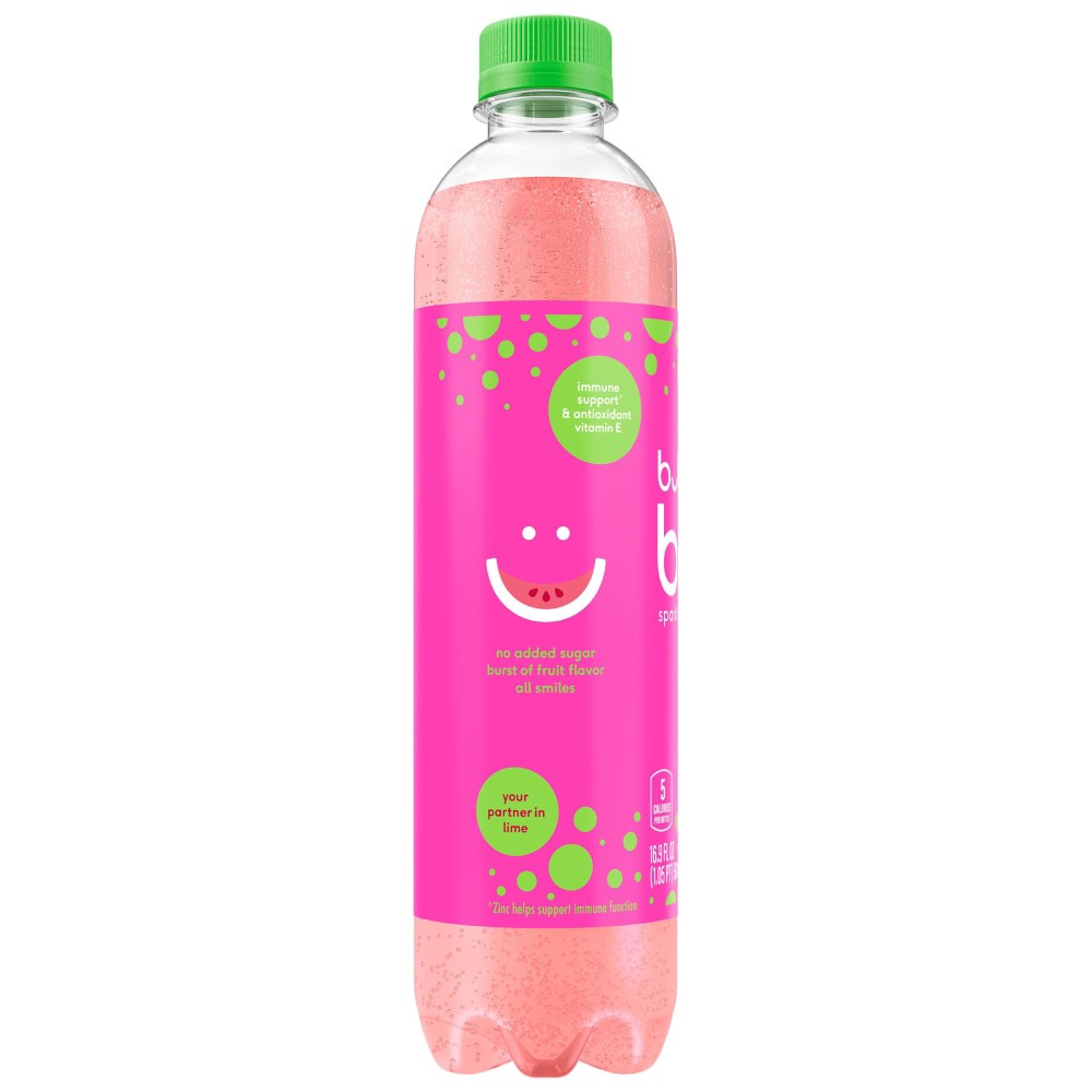 slide 4 of 5, bubly Burst Sparkling Water Beverage Watermelon Lime - 16.9 fl oz, 16.9 fl oz