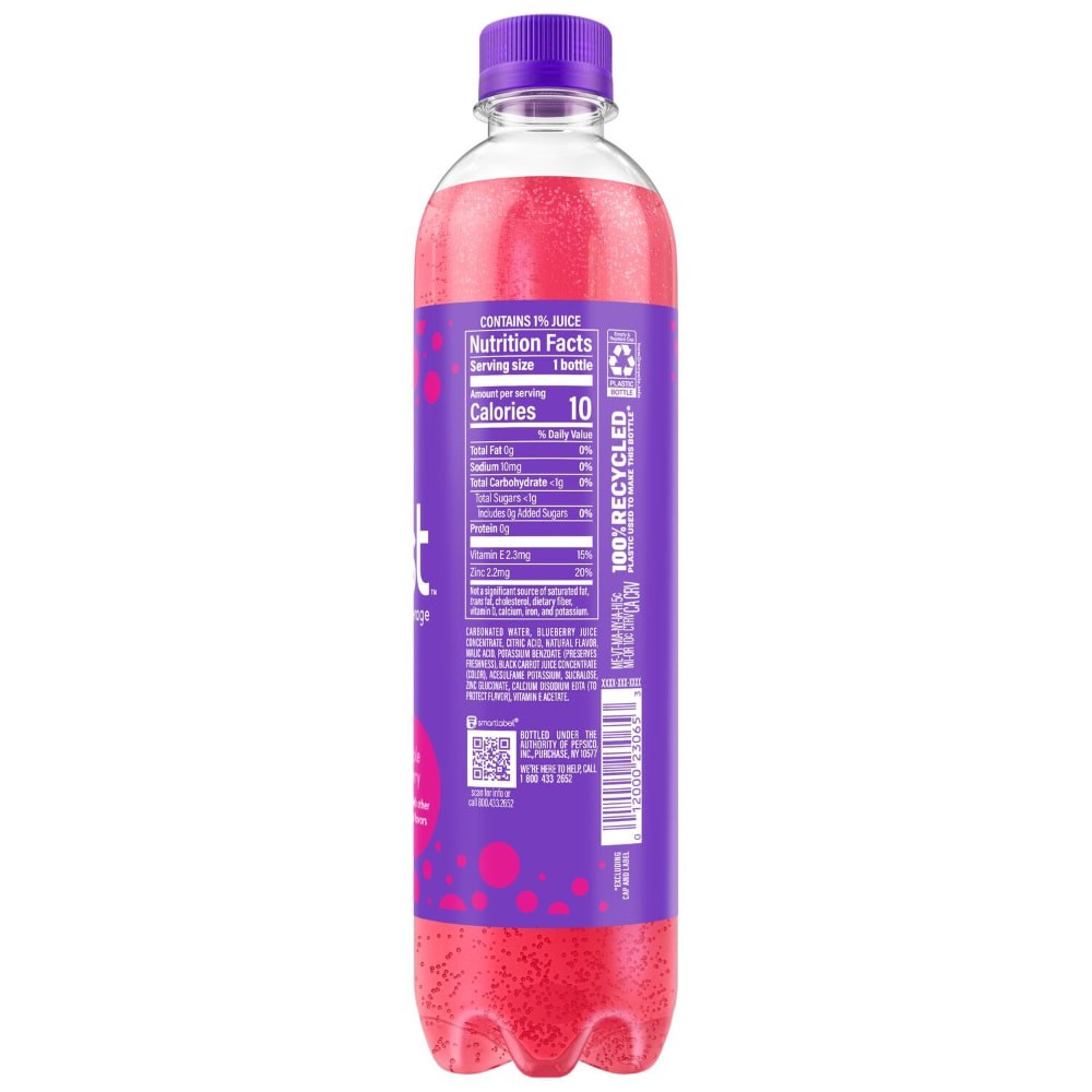 slide 3 of 5, bubly Burst Sparkling Water Beverage Triple Berry - 16.9 fl oz, 16.9 fl oz