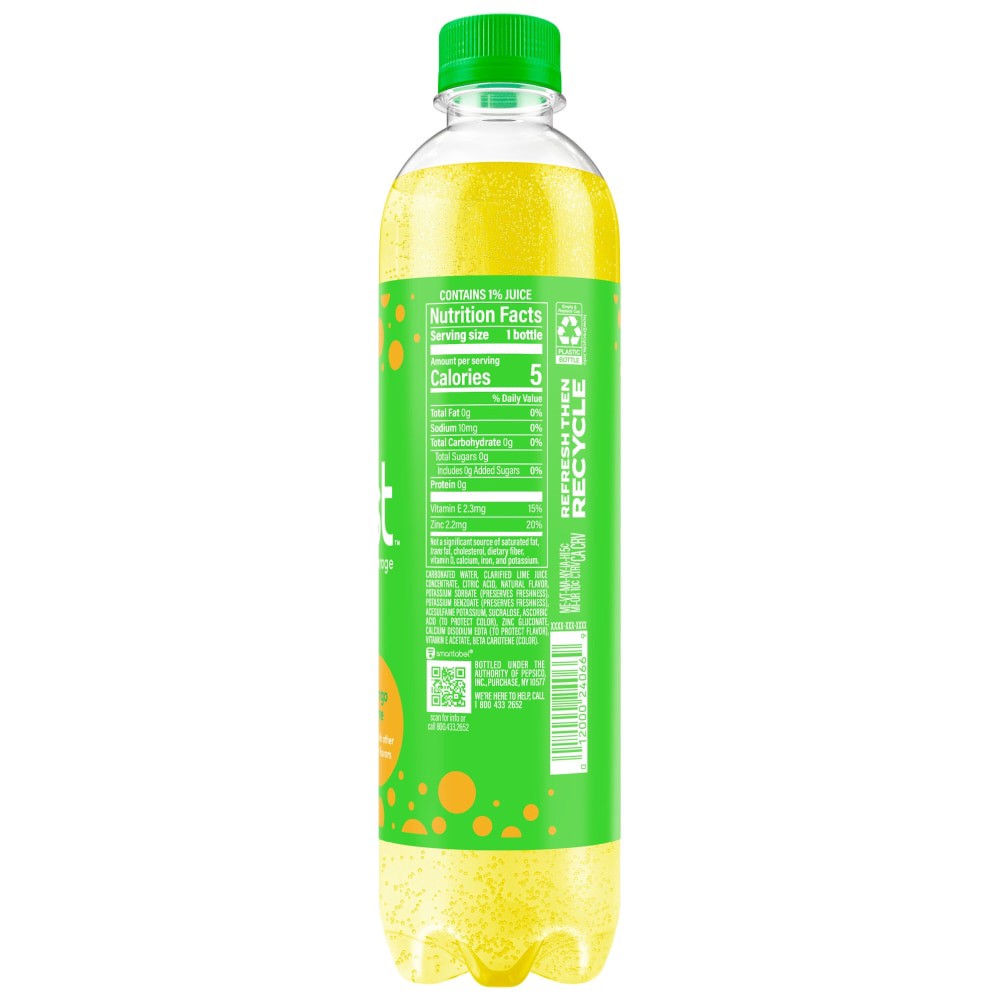slide 4 of 5, bubly Burst Sparkling Water Beverage Mango Lime 16.9 Fl Oz, 16 oz