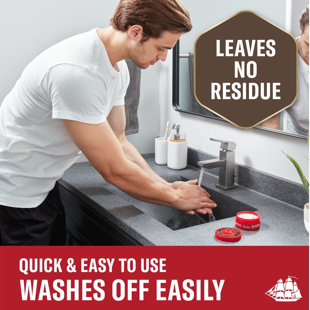 slide 3 of 6, Old Spice Matte Finish Highest Hold Clay with Beeswax 2.22 oz, 2.22 oz