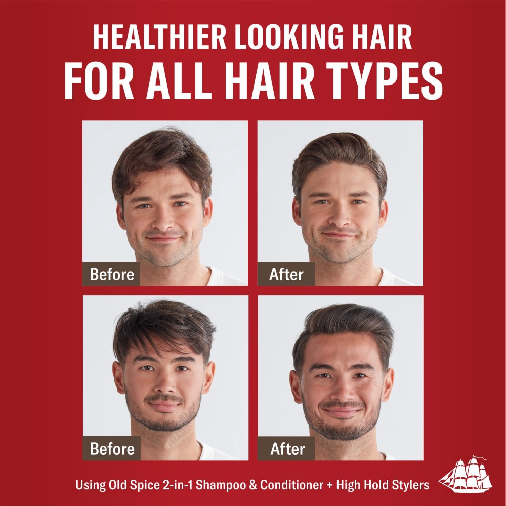 slide 2 of 6, Old Spice Matte Finish Highest Hold Clay with Beeswax 2.22 oz, 2.22 oz