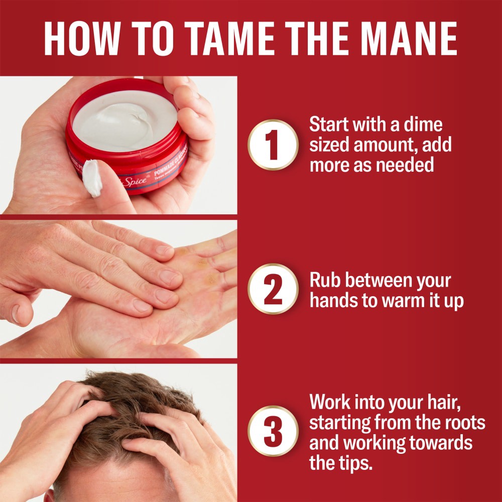 slide 4 of 6, Old Spice Matte Finish Highest Hold Clay with Beeswax 2.22 oz, 2.22 oz