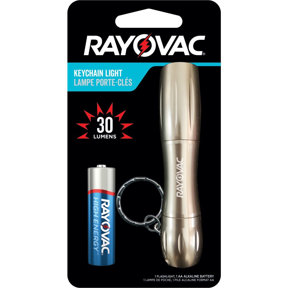 slide 2 of 5, Rayovac 30 Lumens Battery Powered Keychain Flashlight, 1 ct