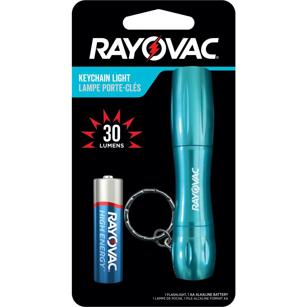 slide 4 of 5, Rayovac 30 Lumens Battery Powered Keychain Flashlight, 1 ct
