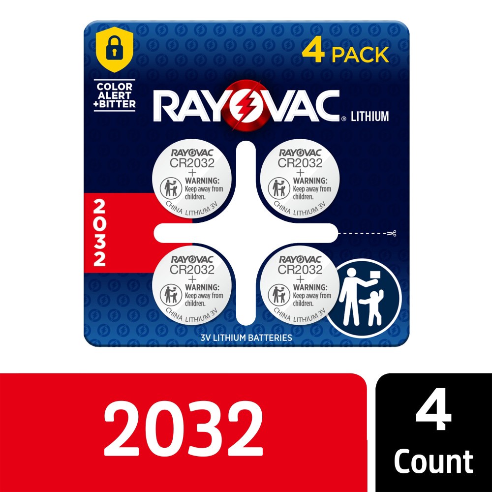 slide 4 of 6, Rayovac® CR2032 Lithium Batteries, 4 ct