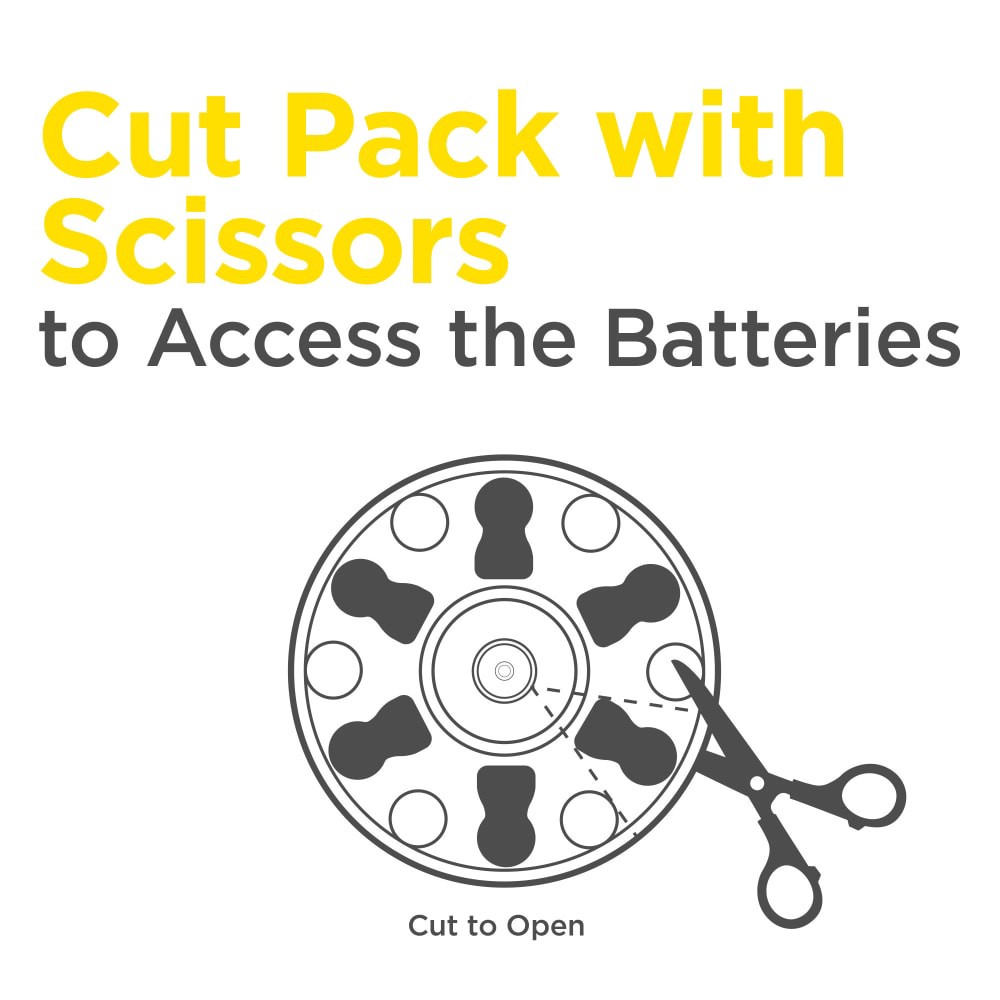 slide 2 of 6, Rayovac Size 10 Hearing Aid Batteries, 6 ct