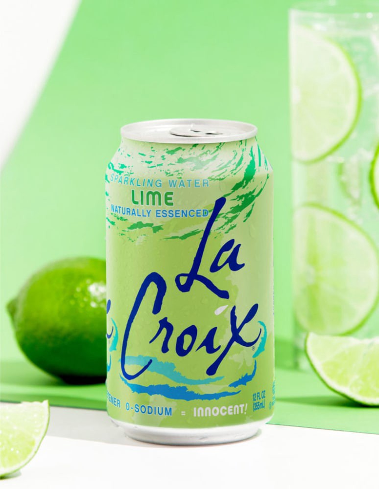slide 4 of 5, LaCroix® Lime Flavored Sparkling Water Cans, 8 ct; 12 fl oz