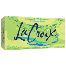 LaCroix Sparkling Water, Lime, 12 Fl Oz (Pack of 8), 8 pk / 12 fl oz