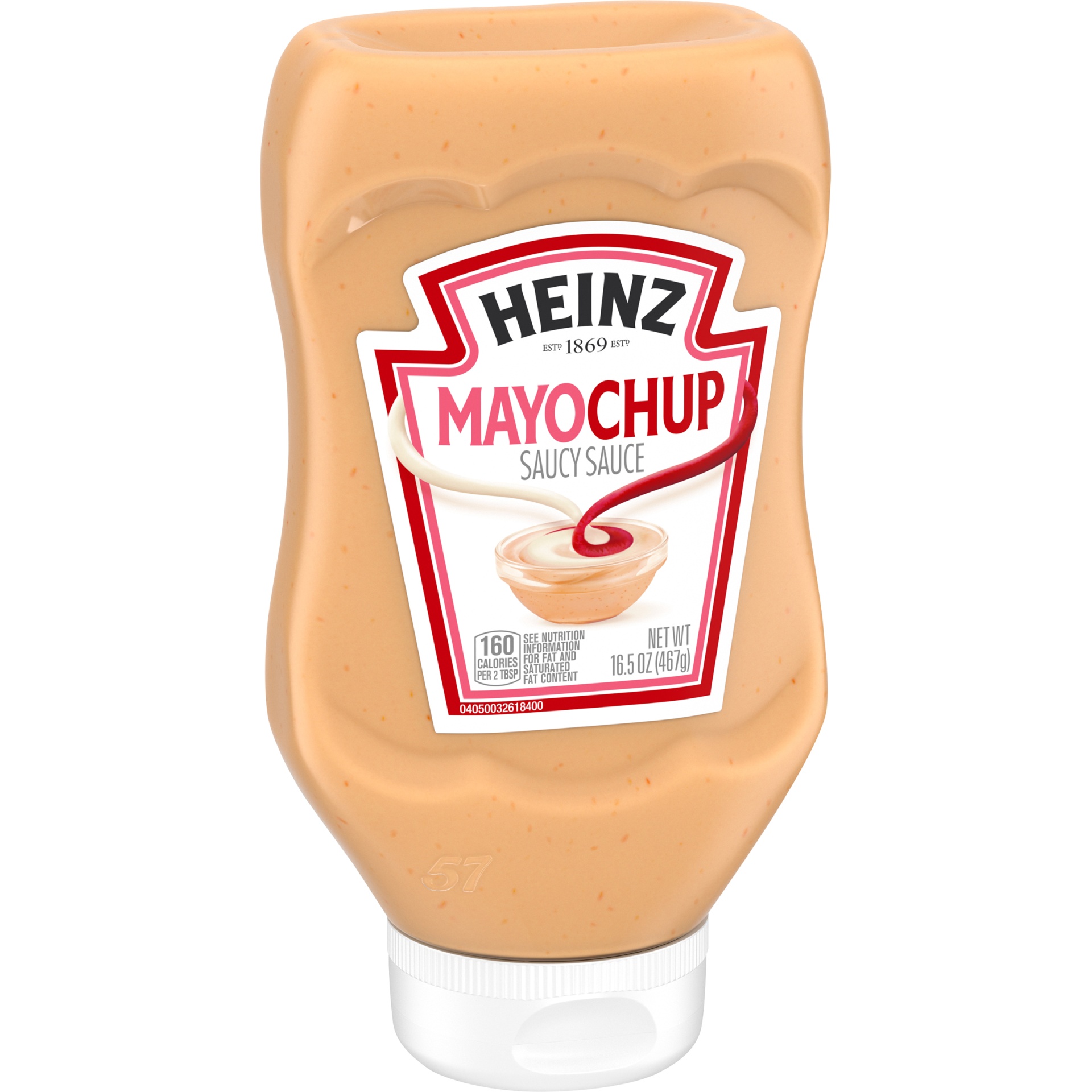 slide 2 of 6, Heinz Mayochup Mayonnaise & Ketchup Sauce Bottle, 16.5 oz