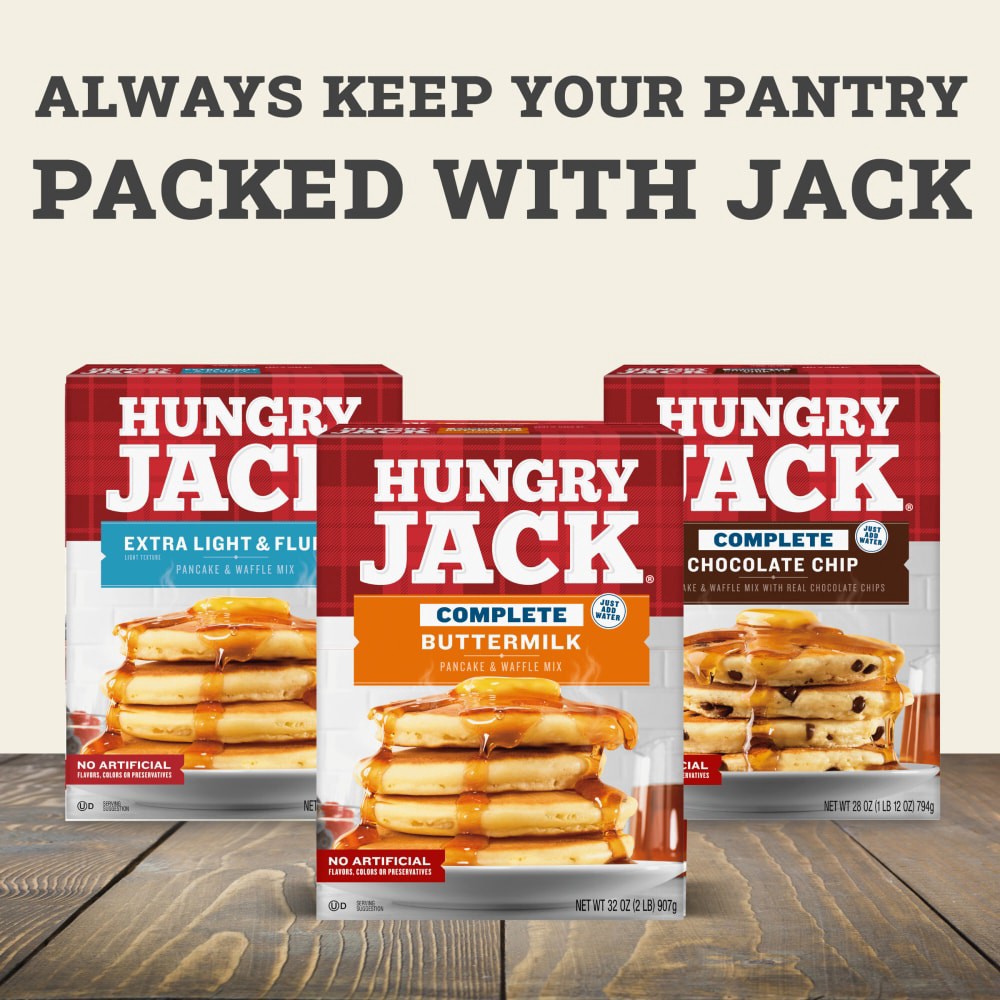 slide 4 of 6, Hungry Jack Complete Buttermilk Pancake & Waffle Mix, 32 oz