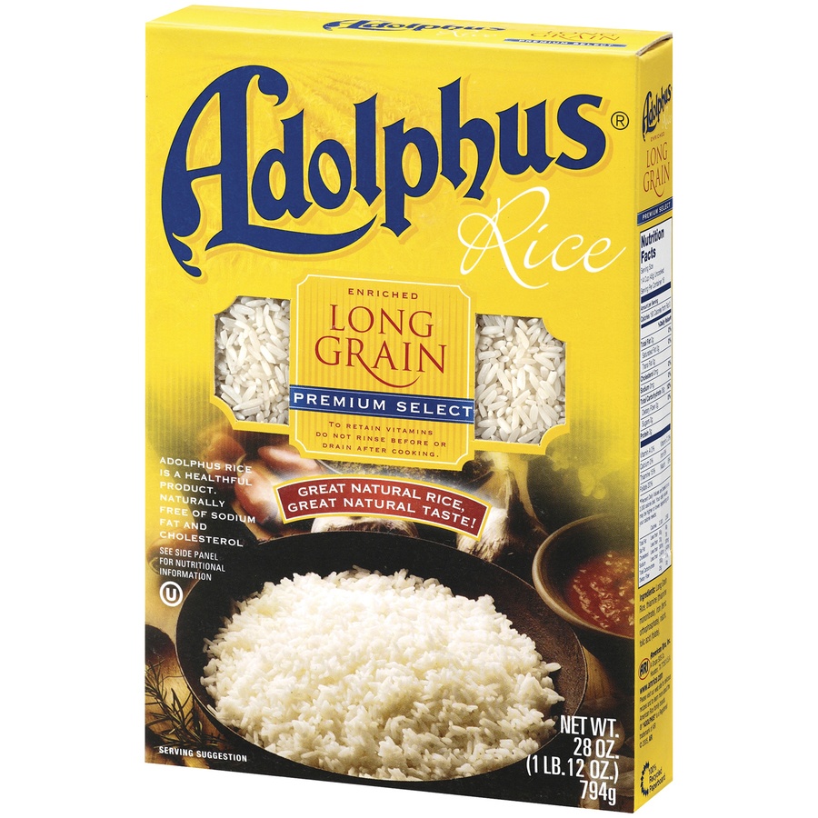 slide 3 of 3, Adolphus Enriched Premium Select Long Grain Rice, 28 oz