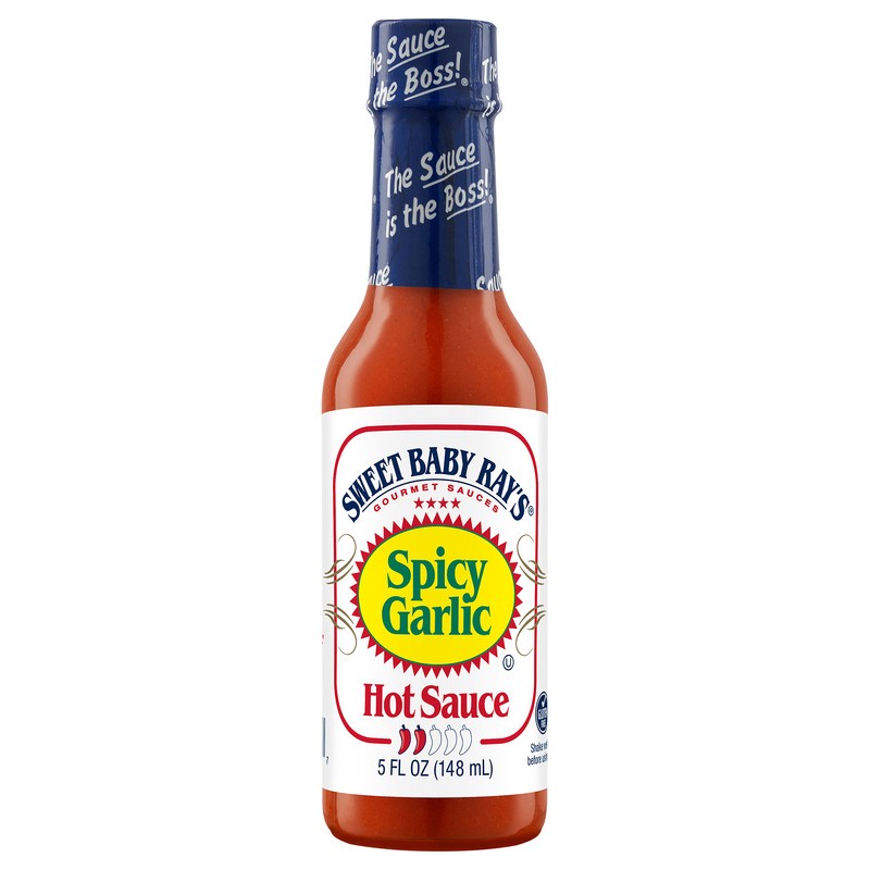 slide 2 of 5, Sweet Baby Ray's Spicy Garlic Hot Sauce - 5 fl oz, 5 fl oz