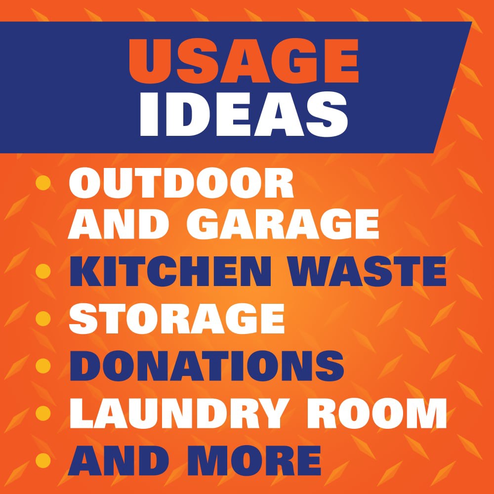 slide 3 of 5, Hefty Strong 30-Gallon Multi-Purpose Large Drawstring Trash Bags, 28 ct