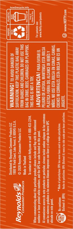 slide 2 of 4, Hefty Double Zipper Freezer Quart Press to Close Bags 38 Bags, 38 ct