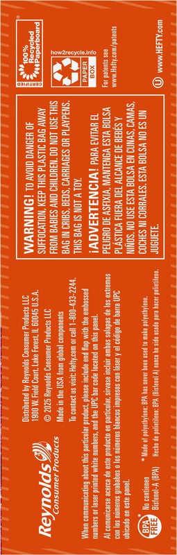 slide 2 of 4, Hefty Double Zipper Freezer Quart Press to Close Bags 38 Bags, 38 ct