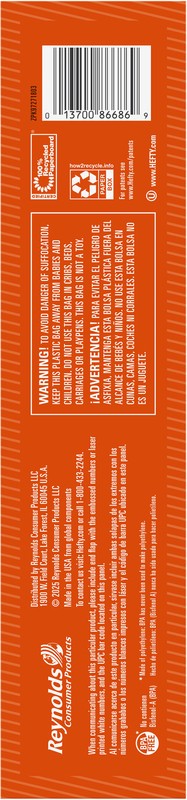 slide 3 of 4, Hefty Double Zipper Freezer Gallon Press to Close Bags 28 Bags, 28 ct