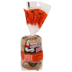Dave's Killer Bread Organic Pumpkin Spice Madness Bagels