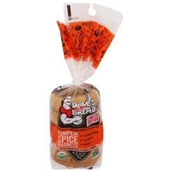 Dave's Killer Bread Organic Pumpkin Spice Madness Bagels