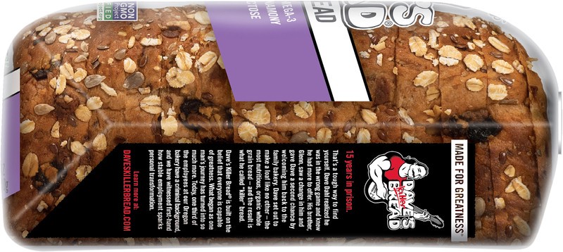 slide 4 of 5, Dave's Killer Bread Breakfast Bread, Organic, Raisin the Roof, 18 oz
