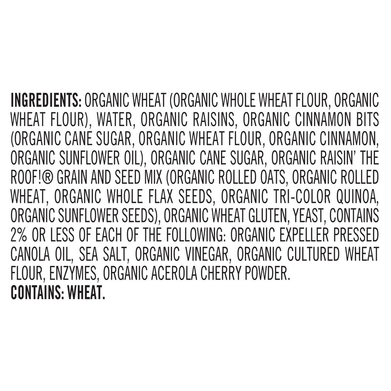 slide 5 of 5, Dave's Killer Bread Breakfast Bread, Organic, Raisin the Roof, 18 oz