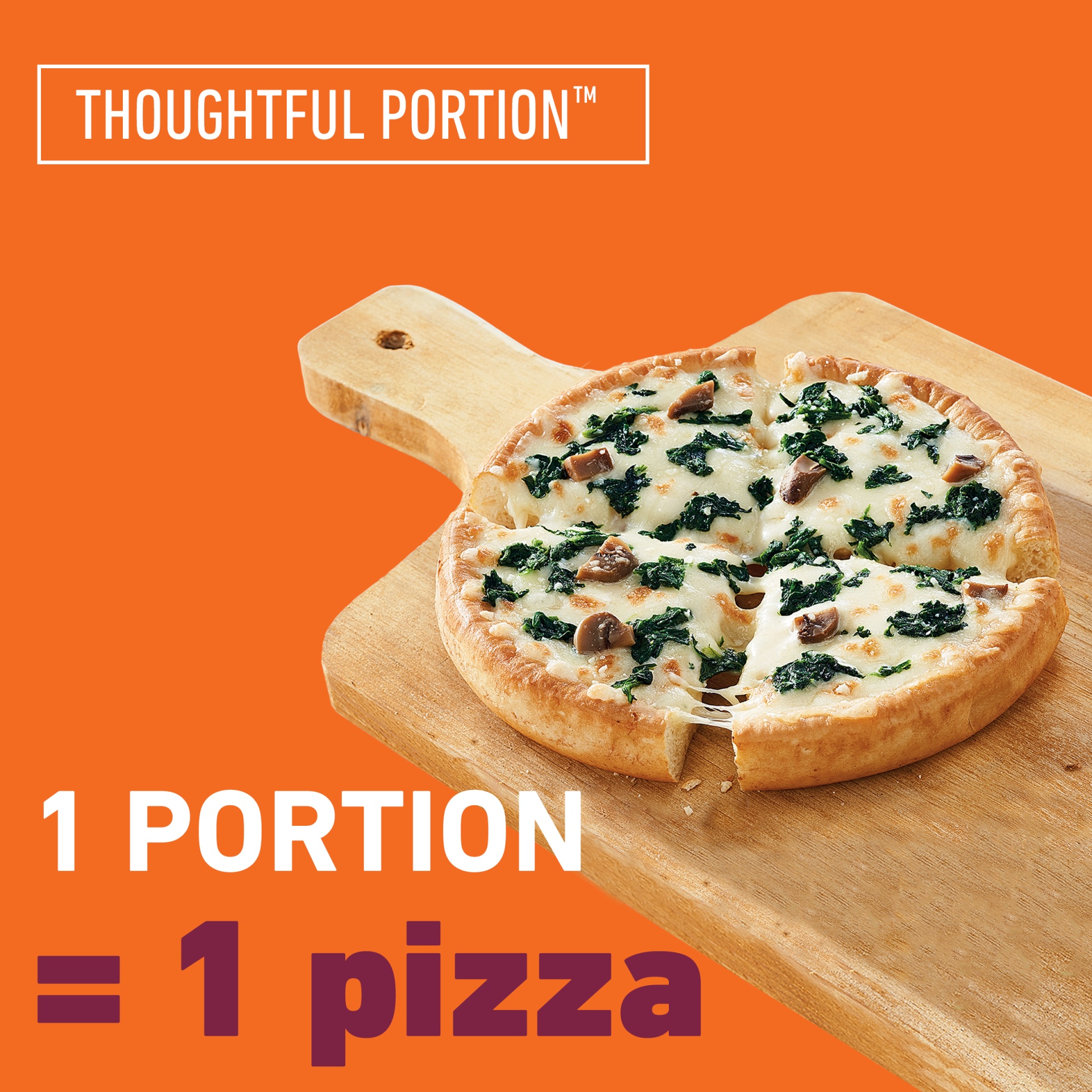 slide 6 of 6, Lean Cuisine Features Spinach & Mushroom Frozen Pizza, 6.1 oz