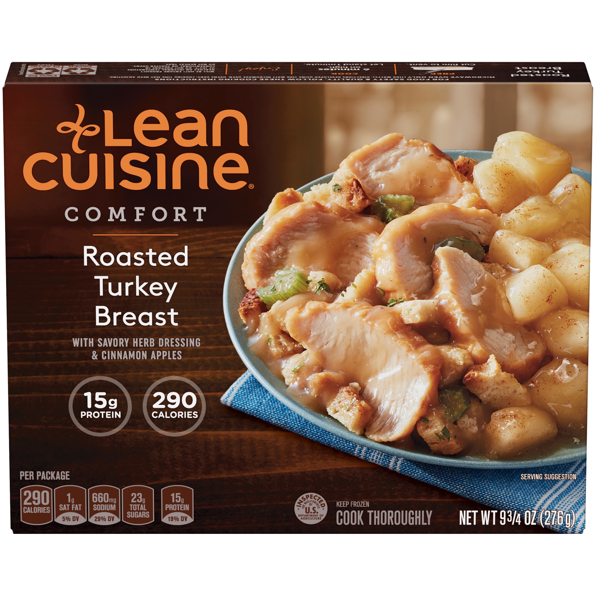 slide 5 of 6, Lean Cuisine Roasted Turkey Breast, 9.75 oz