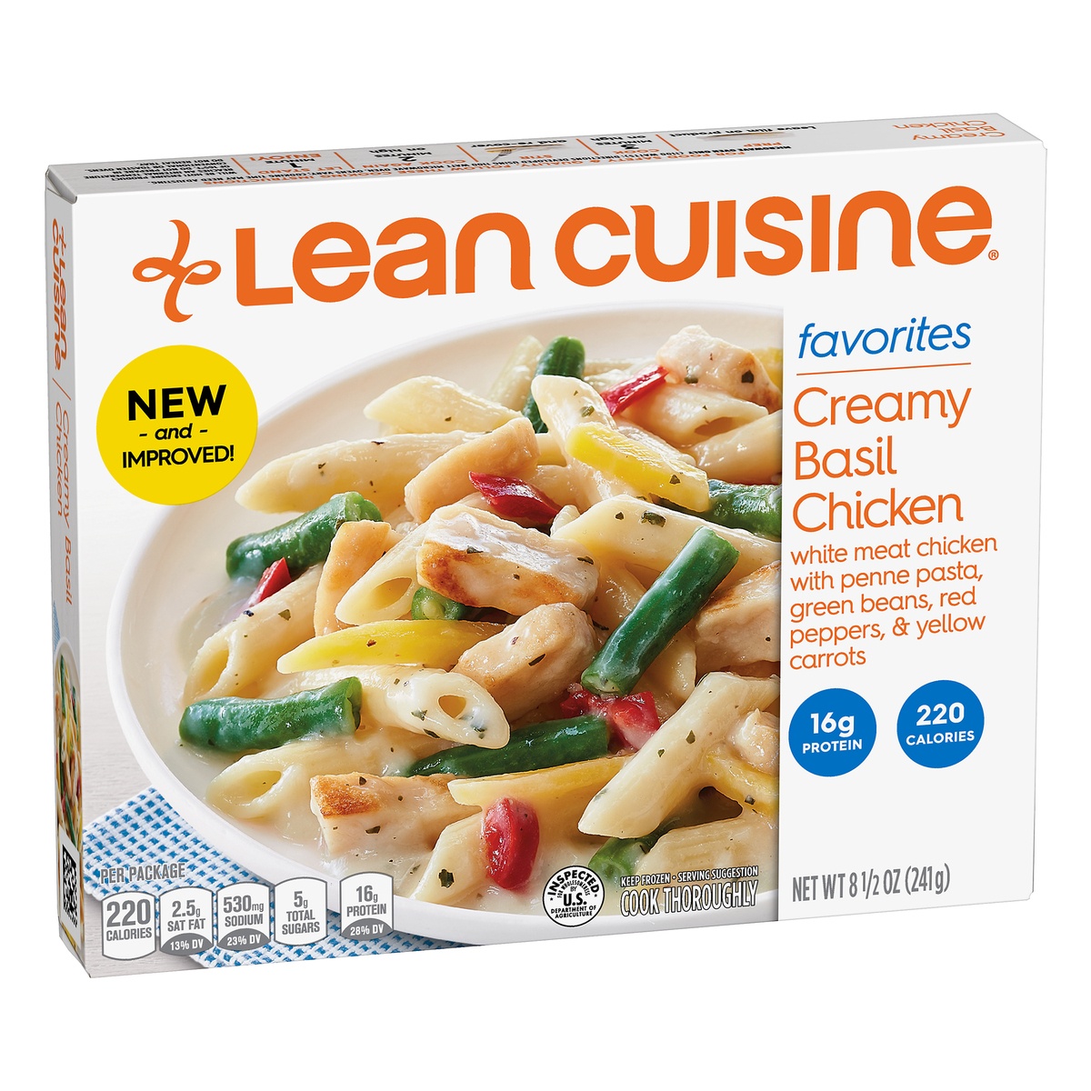 slide 2 of 6, Lean Cuisine Creamy Basil Chicken with Tortellini 8.5 oz, 8.5 oz