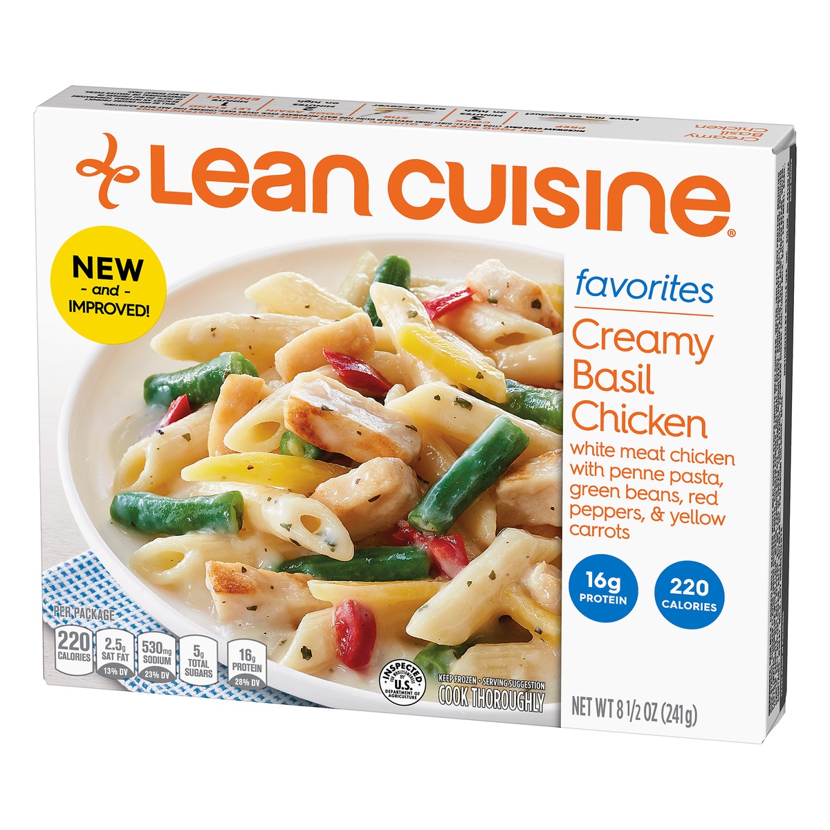 slide 3 of 6, Lean Cuisine Creamy Basil Chicken with Tortellini 8.5 oz, 8.5 oz