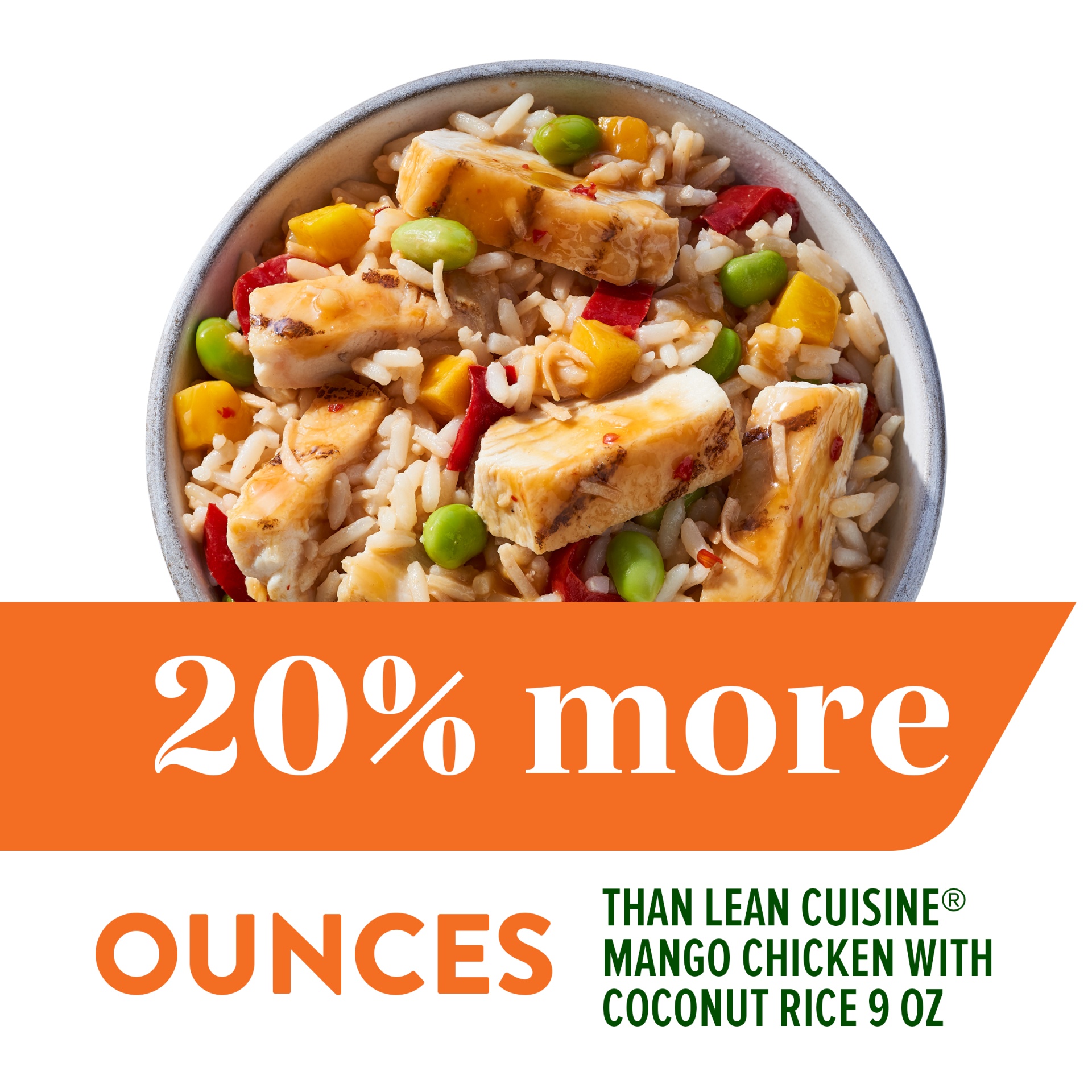 slide 6 of 6, Lean Cuisine Bowls Mango Chicken with Coconut Rice Frozen Meal, 10.88 oz