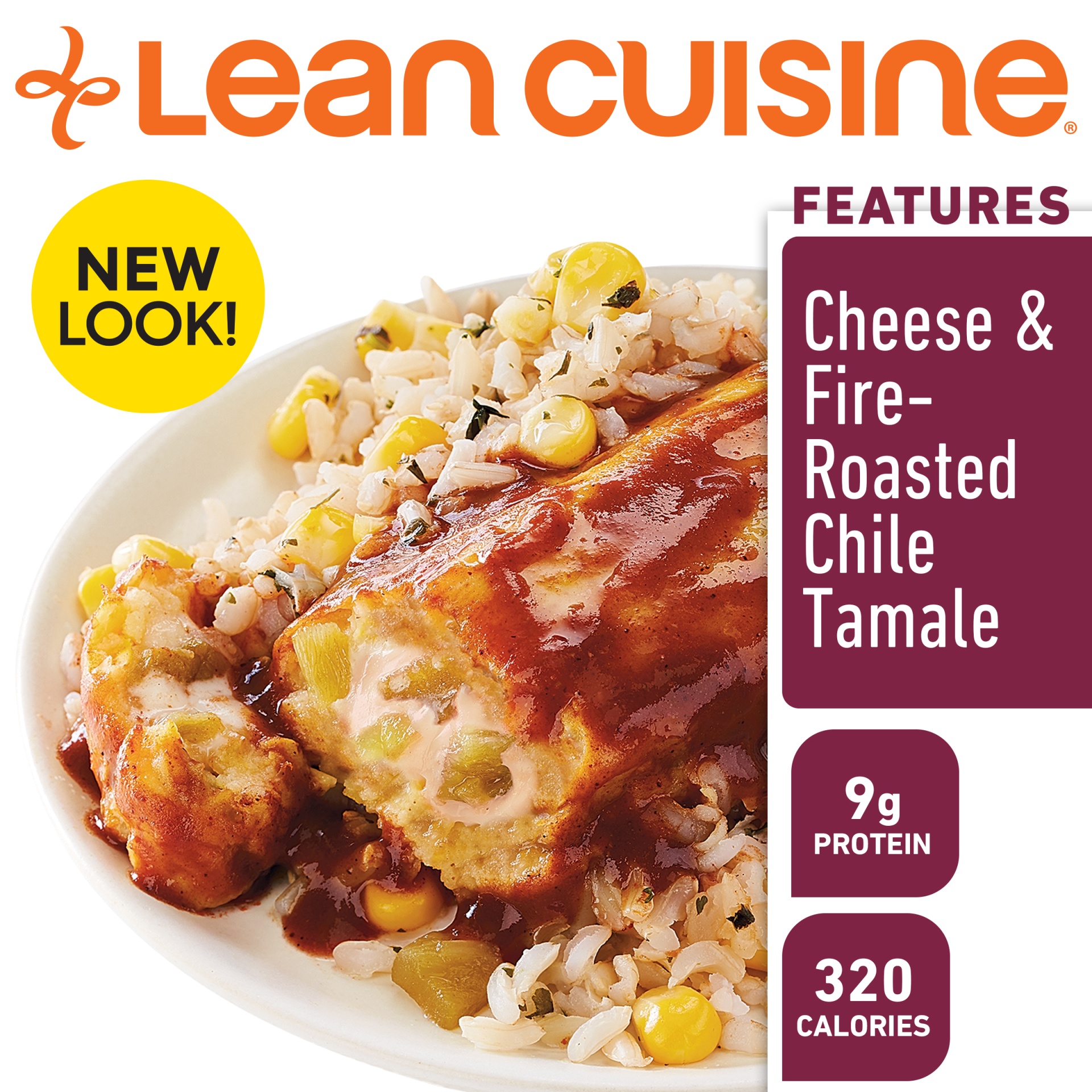 slide 6 of 9, Lean Cuisine Marketplace Cheese & Fire Roasted Chile Tamale, 9.88 oz