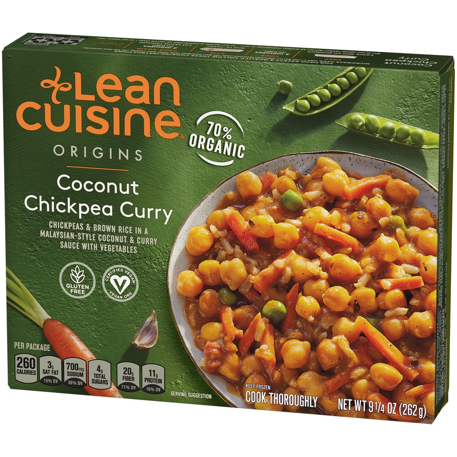 slide 3 of 8, Lean Cuisine Coconut Chickpea Curry, 9.25 oz