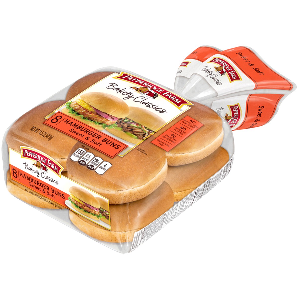 slide 2 of 3, Pepperidge Farm Sweet Hawaiian Hamburger Buns, 14.5 oz