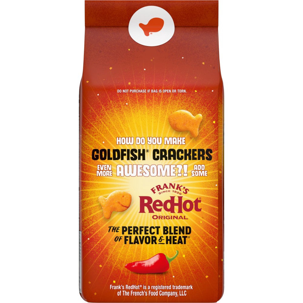slide 4 of 4, Pepperidge Farm Goldfish Crackers, Limited Edition Frank's RedHot Snack Crackers, 6.6 oz. bag, 6.6 oz