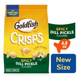 Goldfish® Crisps Spicy Dill Pickle Crisp Crackers, 4.8 oz
