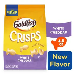 Goldfish® Crisps White Cheddar Crisp Crackers, 4.8 oz