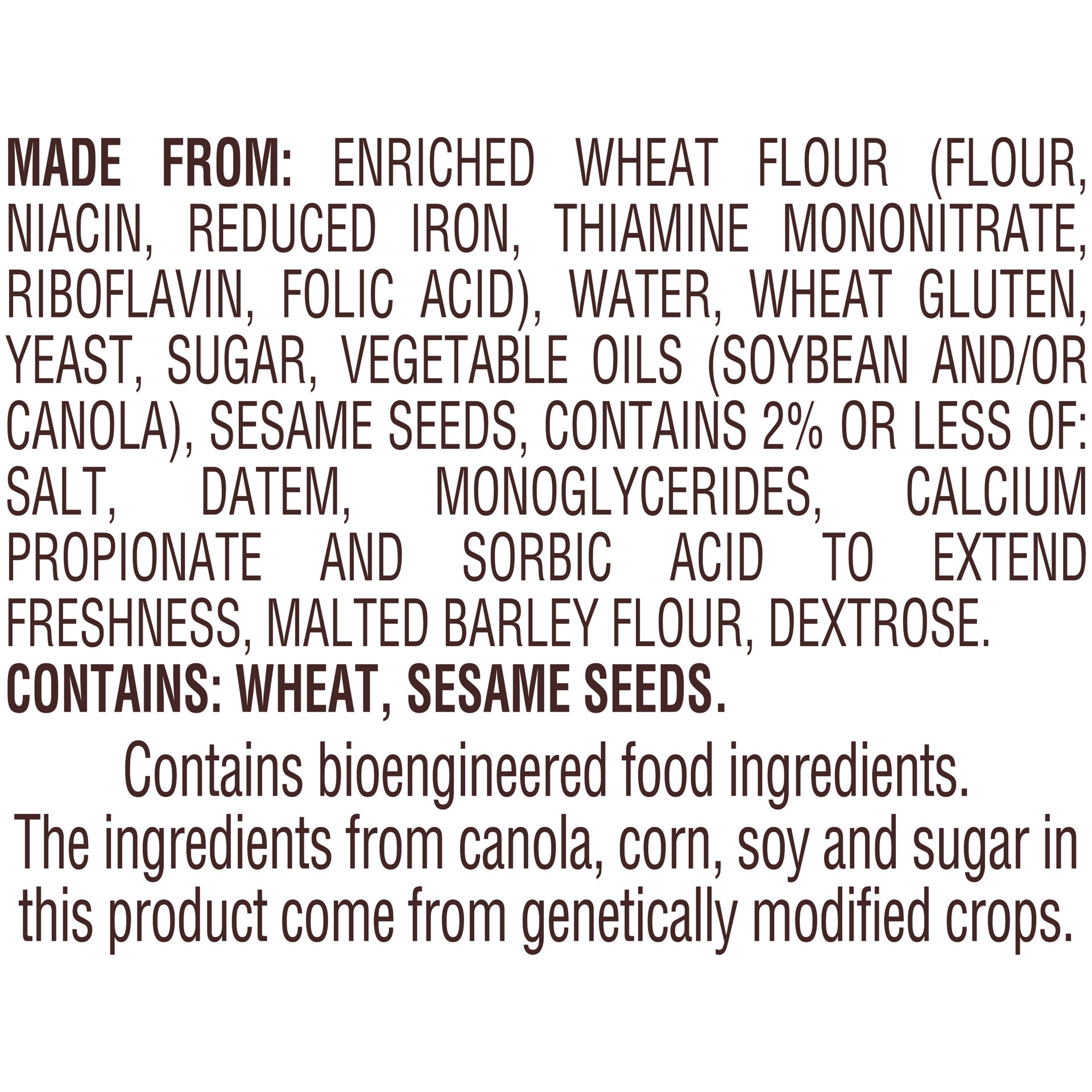 slide 4 of 5, Pepperidge Farm Bakery Classics Soft White with Sesame Seeds Hoagie Rolls, 6-Pack Bag, 14.5 oz