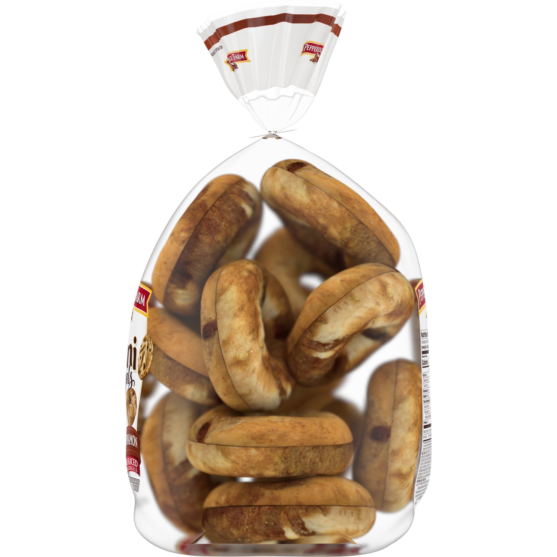 slide 3 of 5, Pepperidge Farm Mini Brown Sugar Cinnamon Bagels, 12-pack, 17 oz. Bag, 12 ct; 17 oz