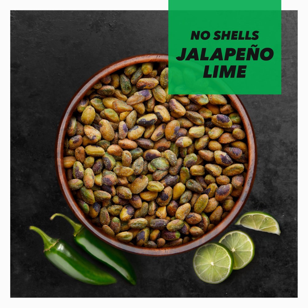 slide 4 of 6, Wonderful Pistachios, No Shells Jalapeño Lime Flavored Nuts, 5.5 Ounce Bag, 5.5 oz