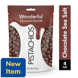 Wonderful Pistachios Chocolate Sea Salt, 4 oz