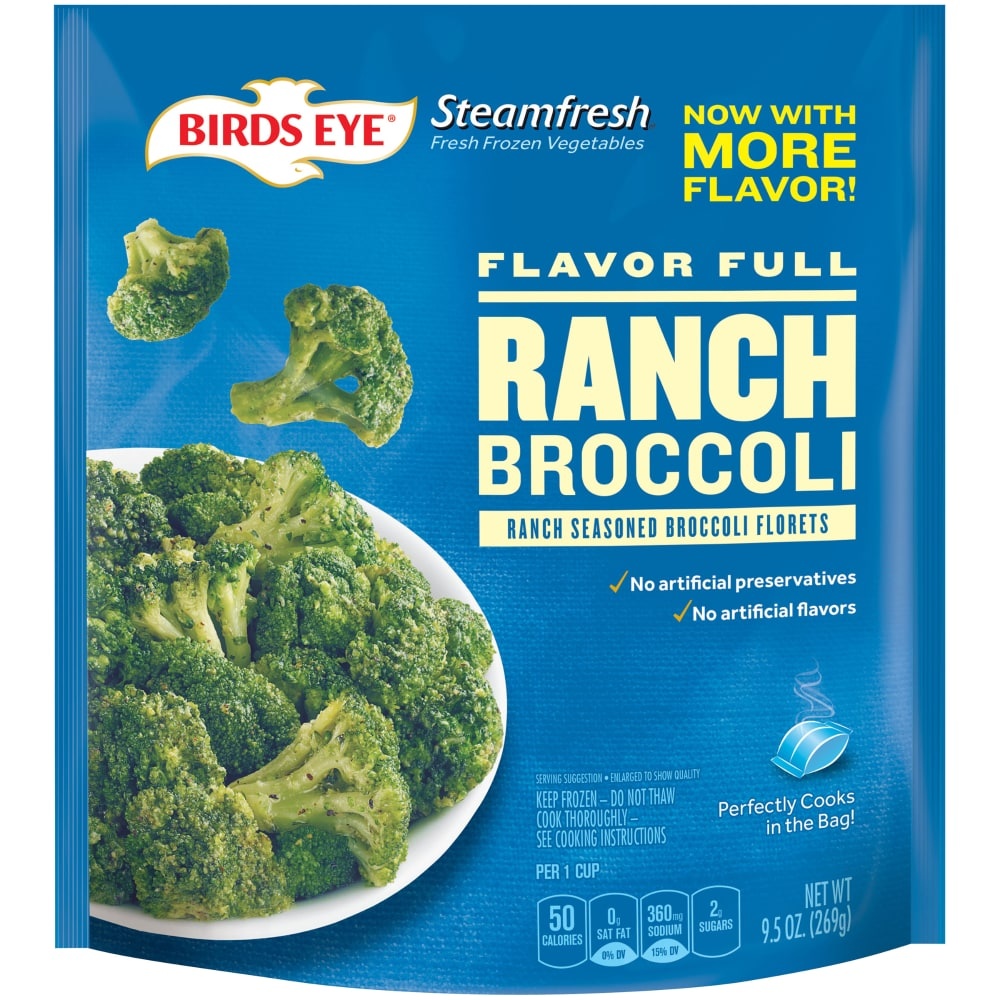 slide 1 of 1, Birds Eye Steamfresh Frozen Ranch Broccoli, 9.5 oz