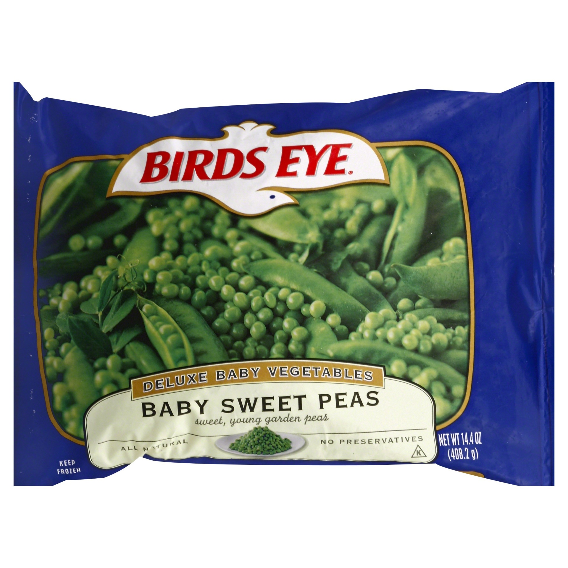 slide 1 of 2, Birds Eye Frozen Baby Sweet Peas, 13 oz