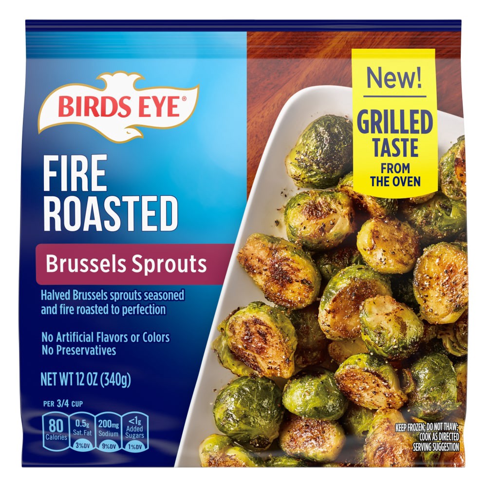 slide 5 of 6, Birds Eye Bird's Eye Fire Roasted Brussels Sprouts 12 oz, 12 oz