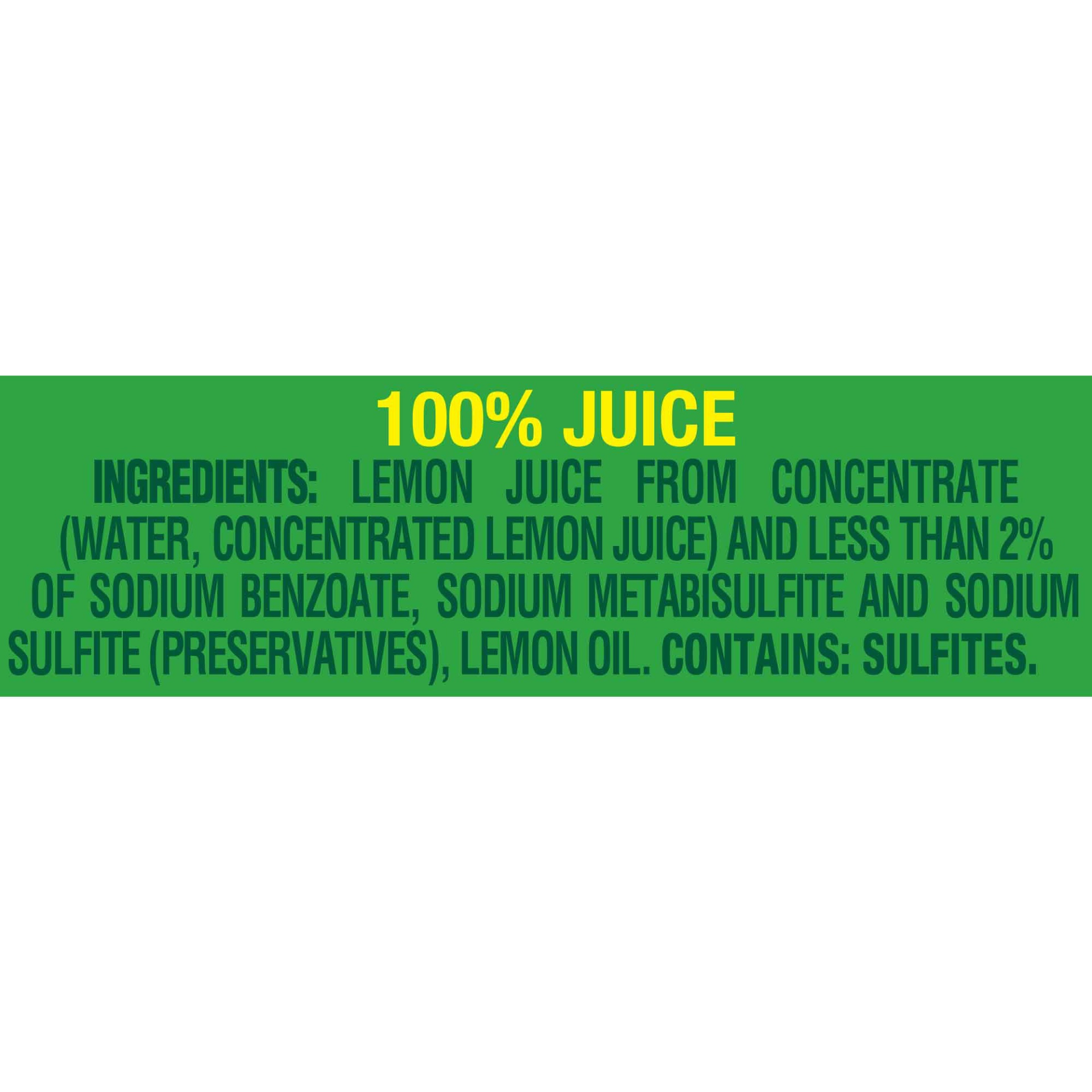slide 2 of 2, ReaLemon 100% Lemon Juice, 2.5 fl oz bottle, 2.50 fl oz