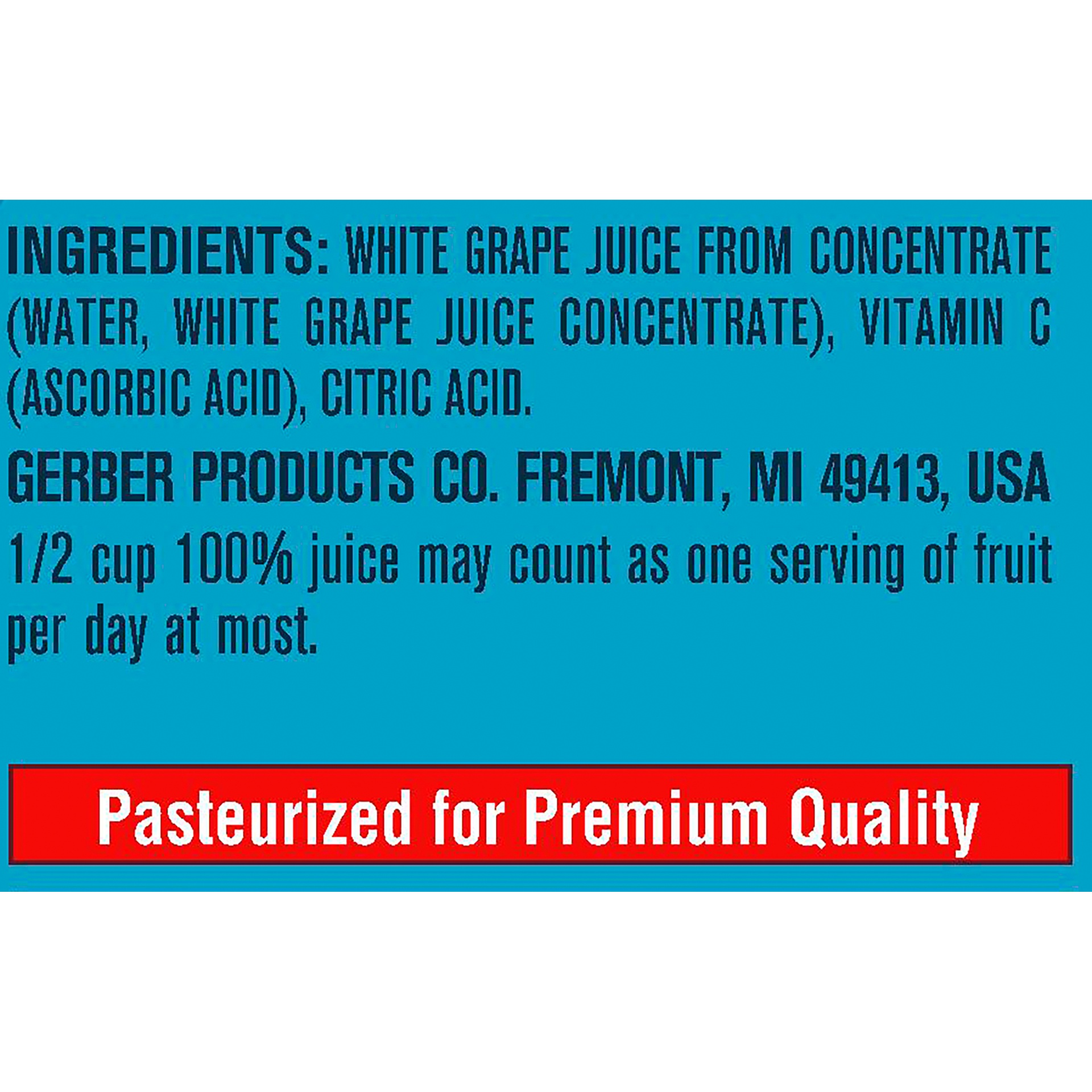 slide 4 of 7, Gerber Juice Gerber White Grape Fruit Juice, 32 fl oz Bottle, 32 fl oz