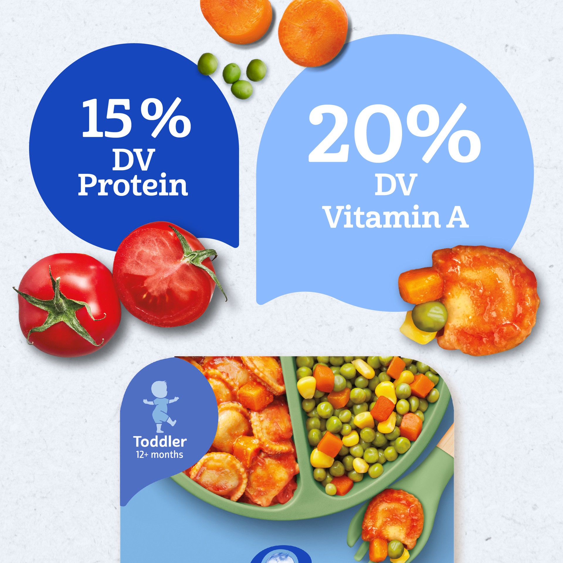 slide 2 of 6, Gerber Mealtime for Toddler Cheese Ravioli In Tomato Sauce 6.6 oz Meals Bowl, 6.6 oz